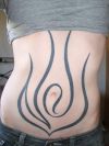 tribal tattoos on stomach